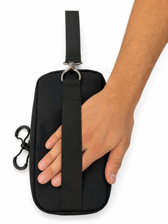 M 1037  Mega Bag Polyester Seyahat Tıraş/ Makyaj Çantası,  Organizatör Siyah