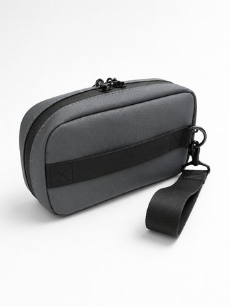 M 1037  Mega Bag Polyester Seyahat Tıraş/ Makyaj Çantası,  Organizatör Gri