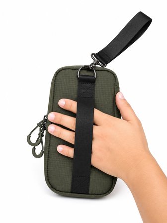 M 1037  Mega Bag Polyester Seyahat Tıraş/ Makyaj Çantası,  Organizatör Haki