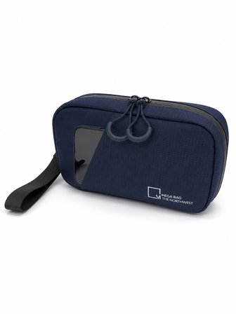 M 1037  Mega Bag Polyester Seyahat Tıraş/ Makyaj Çantası,  Organizatör Lacivert
