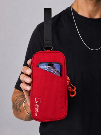 M 1037  Mega Bag Polyester Seyahat Tıraş/ Makyaj Çantası,  Organizatör Kırmızı