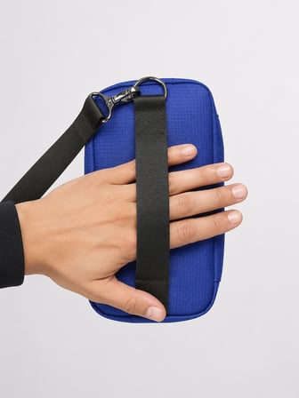 M 1037  Mega Bag Polyester Seyahat Tıraş/ Makyaj Çantası,  Organizatör Mavi