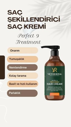 Victor Royal Bukle Belirginleştirici Kıvırcık Ve Dalgalı Saçlar Için Durulanmayan Saç Kremi 250 ml