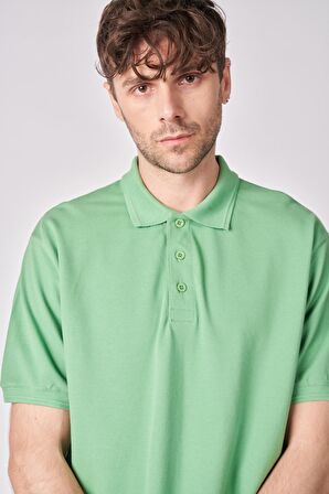 Erkek %100 Pamuklu Polo Yaka Kısa Kollu Tişört