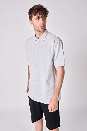 Erkek Pamuk Karışımlı Polo Yaka Kısa Kollu Tişört