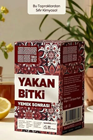 TARLA 1932 YAKAN BİTKİ (YEMEK SONRASI) 1,6 G. X 20 SÜZEN POŞET