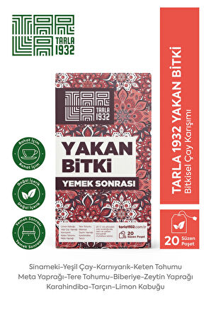 TARLA 1932 YAKAN BİTKİ (YEMEK SONRASI) 1,6 G. X 20 SÜZEN POŞET