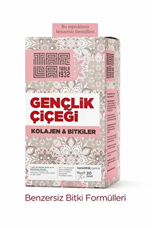 TARLA 1932 GENÇLİK ÇiÇEĞİ KOLAJEN & BİTKİLER 5 Gr x 20 ŞASE