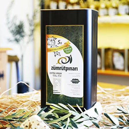 Özel Üretim Erken Hasat Zeytinyağı 5 L Teneke