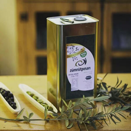 Özel Üretim Erken Hasat Zeytinyağı 5 L Teneke
