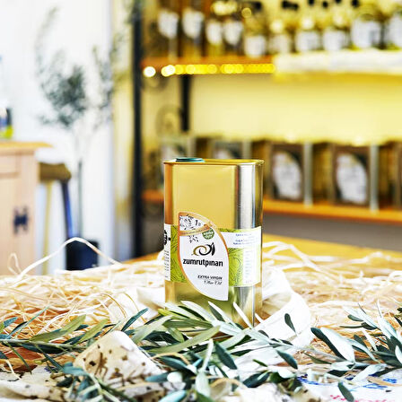 Naturel Sızma Soğuk Sıkım Zeytinyağı 1 L Teneke