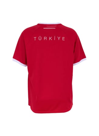 North Of Navy TÜRKİYE - SEZON Kırmızı Tshirt Bisiklet Yaka Regular Fit Nakışlı Erkek T-Shirt