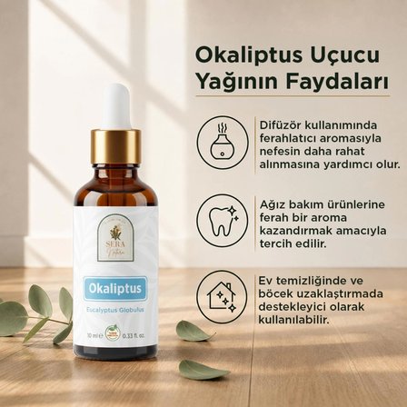 Okaliptus Uçucu Yağı 10 ml. %100 Saf