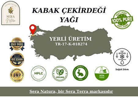 Kabak Çekirdeği Yağı 30 ml. %100 Saf