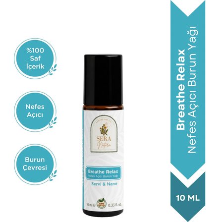 Breathe Relax Nefes Açıcı Burun Yağı   10 Ml.