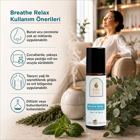 Breathe Relax Nefes Açıcı Burun Yağı   10 Ml.