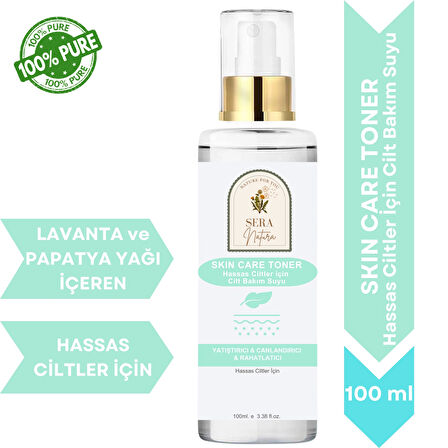 Skin Care Toner - Hassas Ciltler İçin Cilt Bakım Suyu