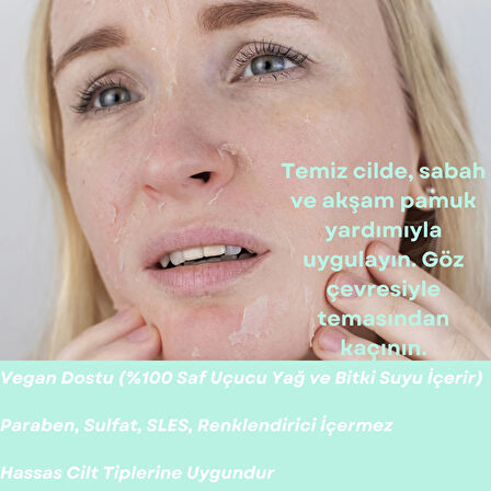 Skin Care Toner - Hassas Ciltler İçin Cilt Bakım Suyu