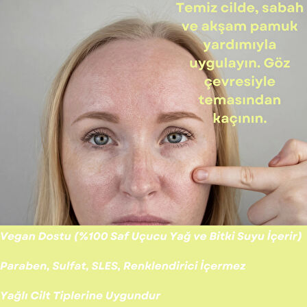 Skin Care Toner - Yağlı Ciltler İçin Cilt Bakım Suyu