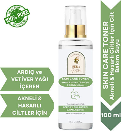 Skin Care Toner - Akneli Ciltler İçin Cilt Bakım Suyu