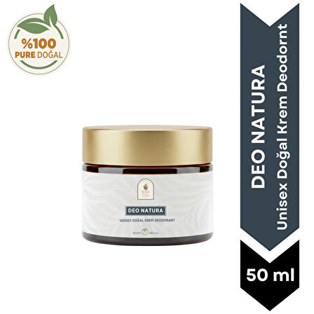 DeoNatura Unisex Doğal Krem Deodorant 50 ml