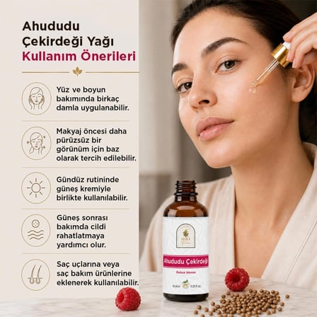 Ahududu Çekirdeği Yağı 10 ml %100 Saf