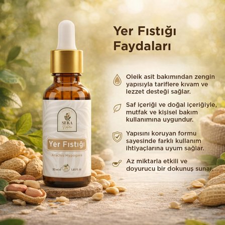 Yer Fıstığı Yağı 50 Ml –  Doğal Besleyici & Dengeleyici
