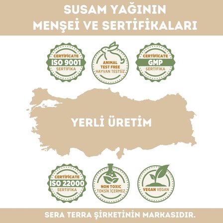 Susam Yağı 50 Ml  Doğal Saç Bakımı & Parlak Görünüm