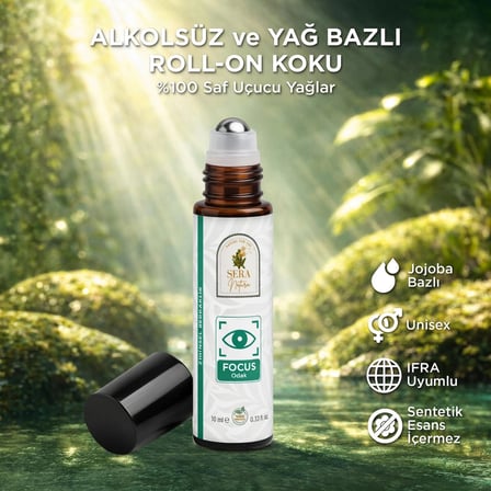 Focus Odak Yağ Bazlı Roll-On Koku 10 ml