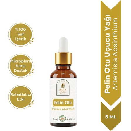 Pelin Otu Uçucu Yağı 5 Ml Ve Doğal