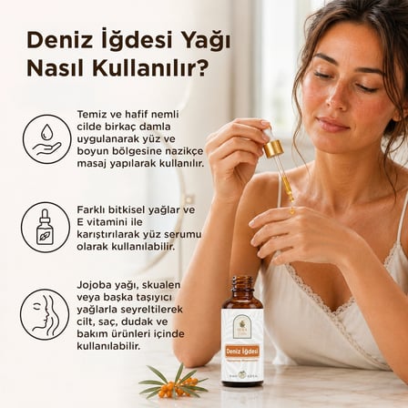 deniz i̇ğdesi yağı 10 ml   ve doğal