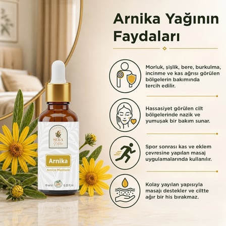 Arnika Yağı 10 Ml   Ve Doğal