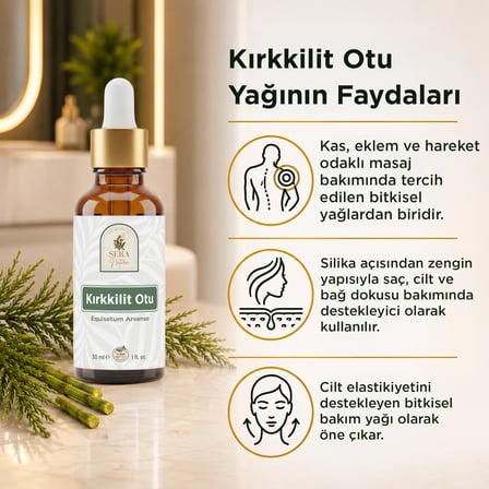 Kırkkilit Otu Atkuyruğu Yağı 30 Ml   Ve Doğal
