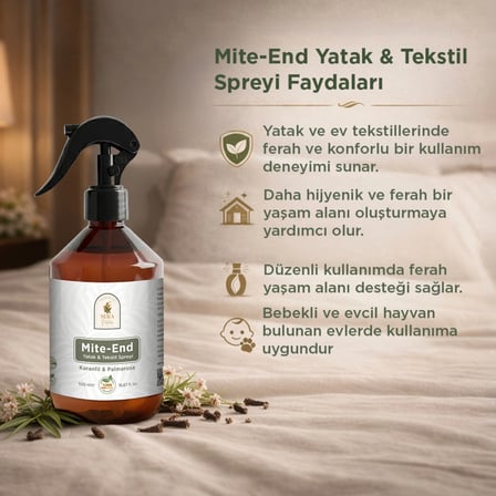Mite-End Yatak & Tekstil Spreyi 3'lü Set 3x500 ml