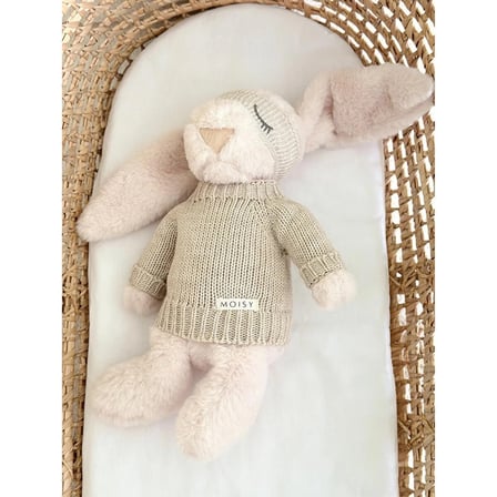 Moisy Knitzy Uyku Arkadaşı Peluş Tavşan 34 cm - Krem