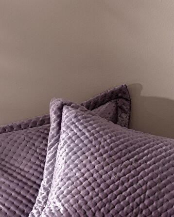 Boulogne Tek Kişilik Kadife Yatak Örtüsü