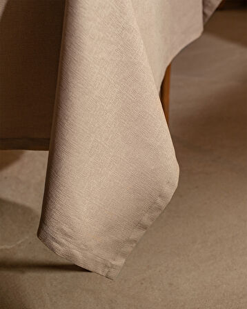 Brume Masa Örtüsü - Bej - 160x300 cm