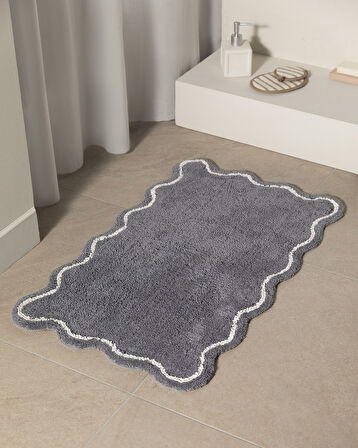 Yvoire Banyo Paspas - Gri - 50x80 cm