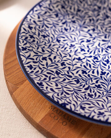 Rêve Bleu La Graine  Servis Tabağı 25 cm