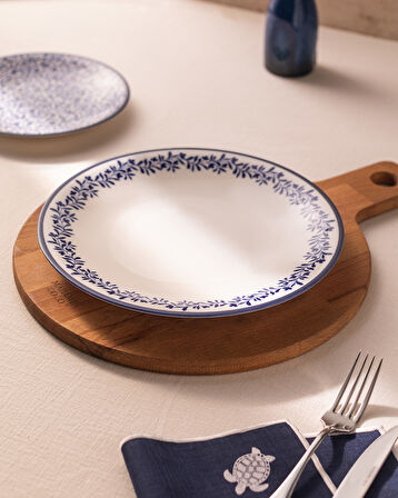 Rêve Bleu Couronne Servis Tabağı 25 cm