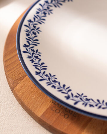 Rêve Bleu Couronne Servis Tabağı 25 cm