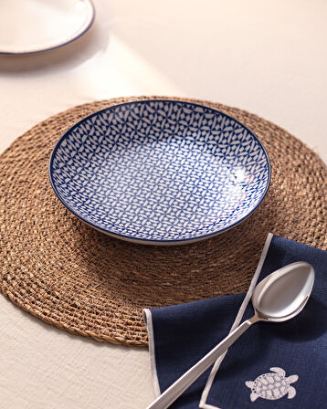 Rêve Bleu Pissenlit Yemek Tabağı 21 cm
