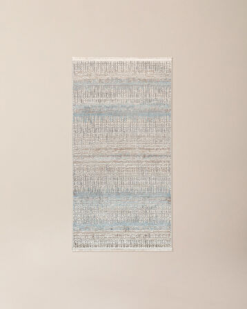 Curtice Halı - Gri - 80x150 cm