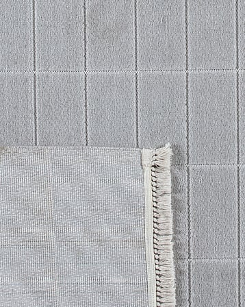 Crochet Halı - Gri - 80x150 cm