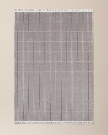 Crochet Halı - Bej - 80x300 cm