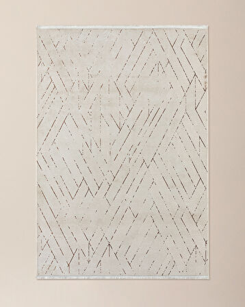 Burcet Halı - Bej - 80x300 cm