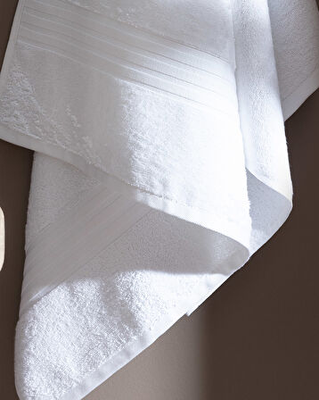 Martha Banyo Havlusu (TENCEL™) - Beyaz - 80x150 cm