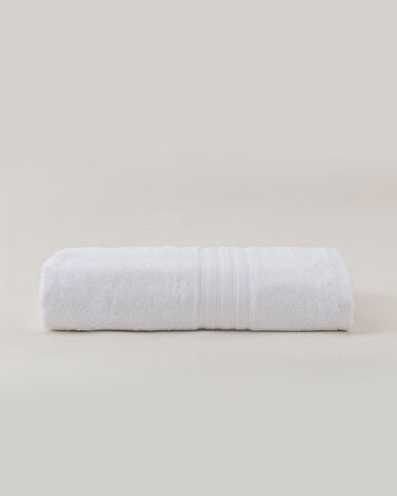 Martha Banyo Havlusu (TENCEL™) - Beyaz - 80x150 cm