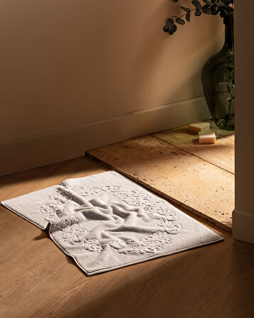 Norice %100 Pamuk Ayak Havlusu - Gri - 50x70 cm