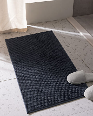 Conques Banyo Paspas - Koyu Mavi - 60x100 cm